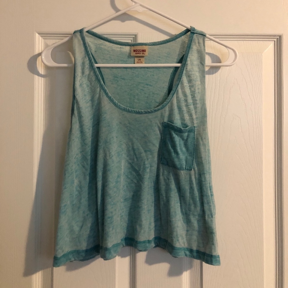Mossimo Supply Co. Blue Crop Top